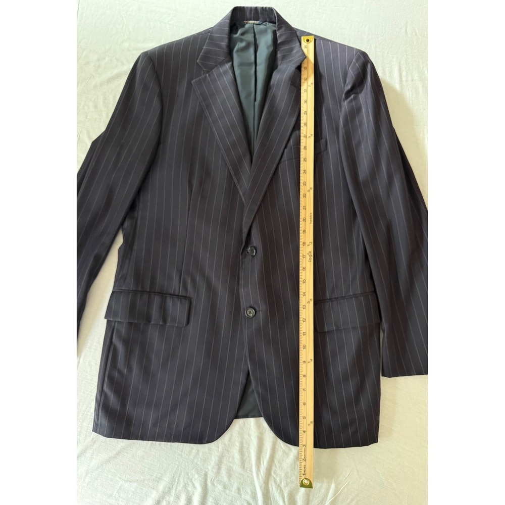 Brooks Brothers Golden Fleece 100% Wool Pinstripe Suit Hand Tailored USA - Picture 12 of 16